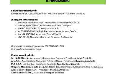Parliamo di Caregiver: Mercoledì 18 febb. Ore 9:00, Sala Alessi di Palazzo Marino
